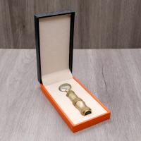 Cigarism Metal Cigar Punch Cutter with Key Ring - Bronze Patterned